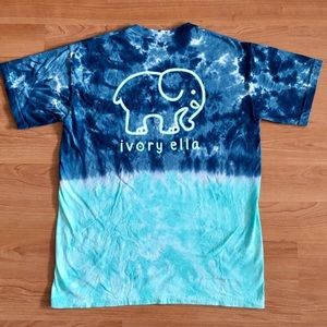Super cute Tie Dye Ivory Ella Tee XXL